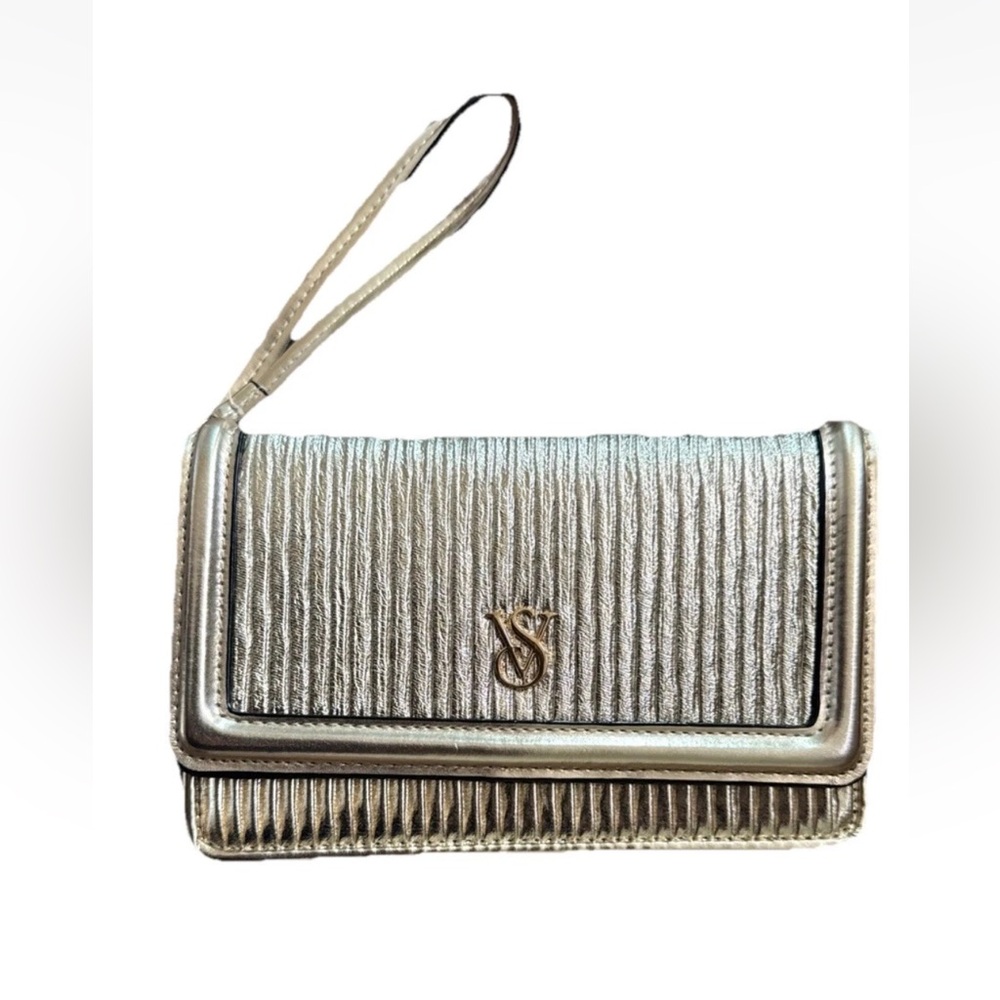 Victoria Secret Gold Textured Women's Clutch